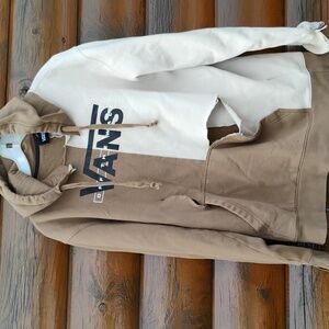 🛹  VANS Distressed  CAMEL & CREAM Hoodie Sweatshirt   EPLC UNISEX Easter Basket
